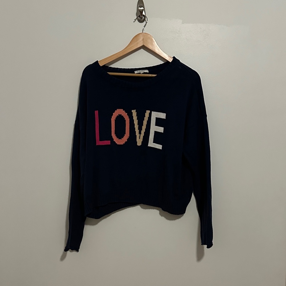 Z Supply Navy Knit Sweater